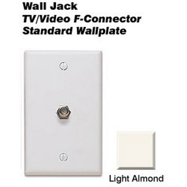 Pack of 10 Leviton 80781-I Video Wall Jack